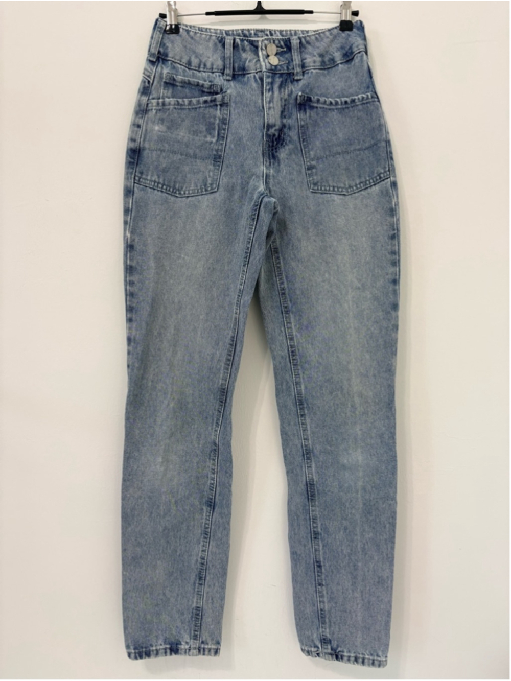 Banjara Utility Pocket Tapered Jeans Sz 24 (13”W) Light Wash EUC - Picture 2 of 9